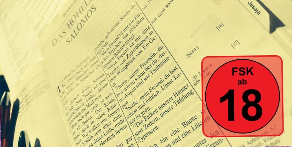 Wusstest Du, dass das Hohelied im Judentum nur von Erwachsenen gelesen werden durfte? Zu'eindeutig' war die Sprache - nix für Kinderohren...